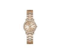 GUESS Reloj de pulsera para mujer, acero inoxidable, oro rojo, Pulsera