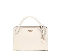 GUESS Fedana Elite Satchel, Bolso de Mano Mujer, Blanco Crema, Talla única
