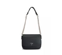 GUESS Fedora Flap Shoulder Bag, Bolsa de Hombro para Mujer, Black, Talla única