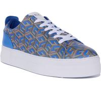 GUESS Fl5Gaafal12 Giaa Mujer Zapatillas Casual con Cordones en Negro Talla