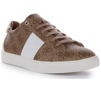 Guess Fl7Tdofal12 Toda Cuero Lace Up Trainer En Lattee Mujeres EU 36-42