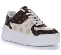 GUESS Fl8Mmrfal12 Lemmer Peonia Logo Mujer Zapatillas Beige Marrón Talla 3-8
