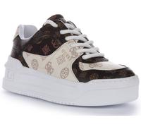 Guess Fl8Mmrfal12 Lemmer Peony Logo Womens Trainer Beige Marrón Talla 3 - 8