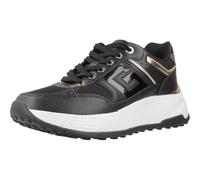 GUESS Zapatillas deportivas bajas 'FONZI' marrón / oro / negro 41 marrón / oro / negro