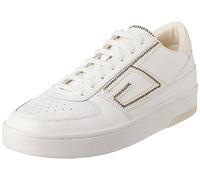 GUESS SILEA, Sneaker Hombre, susurro Blanco, 42 EU
