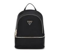 GUESS Follie - Mochila de viaje negra, 22,5 x 29 x 13 cm, poliamida con logotipo triangular, múltiples bolsillos, negro, M, deporte, Negro, M, Deporte