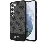 Guess Funda Adecuada para Samsung Galaxy S24 Plus - Hard Case 4G Logo Back Cover Negro