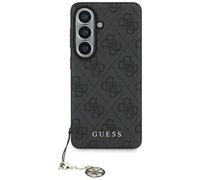 Guess Funda Clásica Galaxy S26 Cuero Sintético Gris MagSafe Con Cadena Dorada