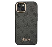 Guess Funda iPhone 14 Plus 4G lujo contorno metálico,