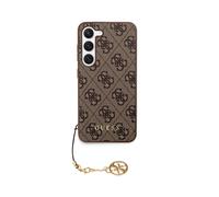 Guess Funda para Galaxy S23 4G Edition con colgante, Marrón