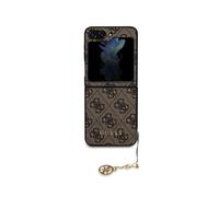 Guess Funda para Galaxy Z Flip 5 Edition 4G con colgante, Marrón