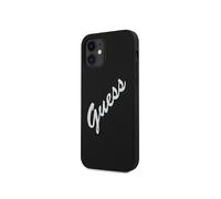 Guess Funda para iPhone 12 Mini Colección Vintage Silicona en TPU,