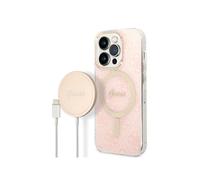 Guess, Funda para iPhone 14 Pro 4G y cargador inalámbrico 15W