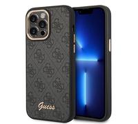 Guess - Funda para iPhone 14 Pro MAX en Color Negro con patr