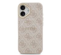 Guess Funda Para Iphone 17 - Carcasa De Polipiel Rosa Con Magsafe Y Logo Clásico, Diseño Elegante Y Ajuste Preciso