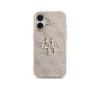 Guess Funda Para Iphone 17 - Carcasa Rosa Con Gran Logo Clásico 4g Dorado, Diseño Elegante Y Ajuste Preciso
