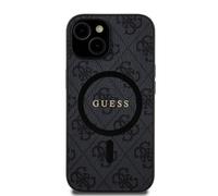 Guess Funda protectora para iPhone 15 Impresa 4G,