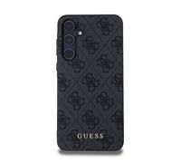 Guess Funda protectora para Samsung Galaxy A55 5G con estampado 4G, Gris