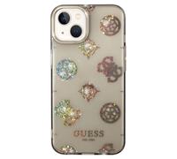 Guess Funda rígida para iPhone 14 Plus TPU Peony,