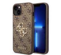 GUESS Funda Trasera Compatible Con Apple iPhone 15 Plus Con Logo TPU