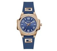 Guess G Hype GW0617L3 - Reloj de Pulsera para Mujer (Correa de Silicona, Cristal Mineral, Esfera Azul, 5 Bar, diámetro de la Caja: 36 mm)