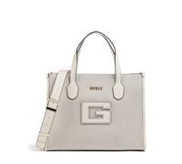 Guess G Status Bolso de mano beige/blanco, algodón, mujer
