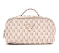 GUESS G Wave Large Cosmetic Travel Bag Blush Logo