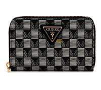 GUESS G Wave SLG - Cartera Mediana con Cremallera para Mujer, Logotipo Negro, One Size, G Wave SLG - Cremallera Media Alrededor