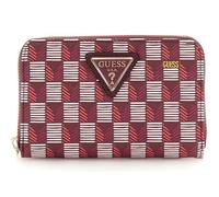GUESS G Wave SLG Medium Zip Around, Billetera Mujer, Logotipo de Claret, One Size