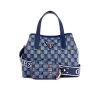 GUESS G Wave Tote, Mini Bolsa de Transporte Mujeres, Blue Logo, Talla única