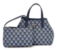 GUESS G Wave Tote, Mini Bolsa de Transporte Mujeres, Blue Logo, Talla única