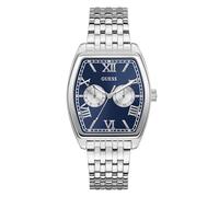 Guess Gabriel GW0975G1 - Reloj de Pulsera para Hombre (Acero Inoxidable, 38 mm, 3 Bares), Color Plateado