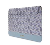Guess Gcube Stripe - Funda para Ordenador (35,5 cm), Color Azul