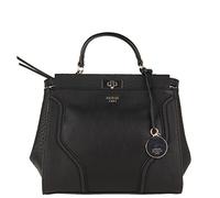 Guess - Georgie Satchel Top Plus, Bolso de mano Mujer, Negro (Nero), Talla Unica EU