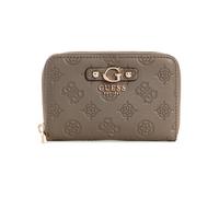 GUESS Gerty - Cartera Mediana con Cremallera para Mujer, Color Gris Pardo Oscuro, Talla única