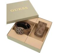 GUESS GFBOXWP4304 7618391638073 - T/U - Juego de llavero y cinturón para mujer, Leche Logo(ltm), T/U, Juego de cinturón llavero