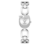 Guess Gia GW0683L1 - Reloj de Pulsera para Mujer con Correa de Acero Inoxidable Plateado, 3 Bares, tamaño: 22 mm