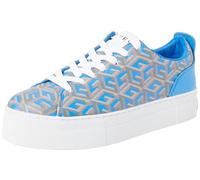 Guess Giaa5 - Zapatos con Cordones para Mujer, Turquesa, 38 EU