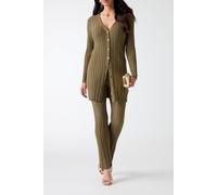 GUESS Giada Long Cardigan Army Olive Talla: L | Cárdigan Outlet | Mujer | Verde