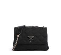 Guess Giully Bolso de hombro negro, fibra sintética, mujer
