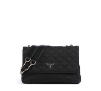 Guess Giully Bolso de hombro negro, fibra sintética, mujer