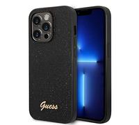 Guess Glitter Flakes Compatible con iPhone 14 Pro MAX - Negro, GUHCP14XHGGSHK