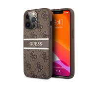 Guess Glitter Funda Dorada Marrón para Magsafe - iPhone 14