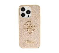 Guess Glitter Script Grande 4G, Oro - iPhone 13 Pro Max