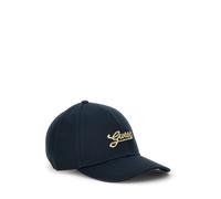 Guess Gorra Tipo Béisbol Para Mujer Logo Gold En Azul Oscuro