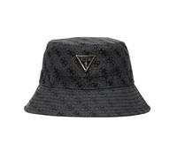 GUESS Gorro Cloche Noelle Jacquard 4G Bucket Hat AW5371POL01, 4G Bucket Hat Coal Logo C26GU16 AW5371POL01, M