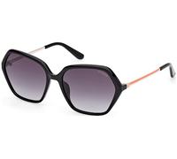 Guess GU00134 C55 01B - Shiny Black / Oro pálido brillante