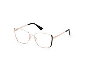 Guess Gu2903 col.028 gafas mujer montura de metal polvo acabado lateral en la parte frontal negra forma cuadrada. Cal.54-16 (140), 028 - Metal cipria, acabado lateral en la parte delantera negra, 54