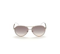 Guess Gafas de sol GU7470-S 28E Mujer, metal oro, piloto marrón, 135 mm