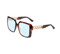 GUESS GU7689 Damas Luz Azul Filtro Gafas Carey Marrón Havana Oro 55mm